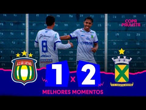 SÃO CAETANO 1 X 2 SANTO ANDRÉ | MELHORES MOMENTOS | 9ª RODADA | COPA PAULISTA 2023