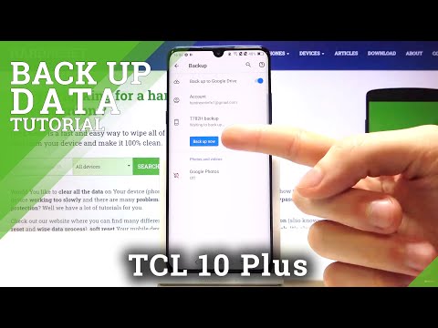 How to Back Up Data on TCL 10 Plus – Enable Google Backup
