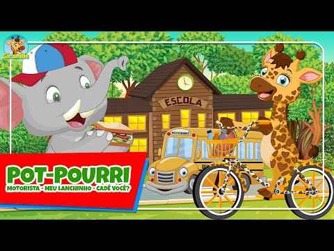 Giramille - Pot-Pourri - Motorista - Meu Lanchinho - Cadê Você | Desenho Animado Musical