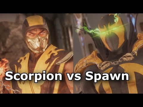 MK11 - Scorpion vs Spawn