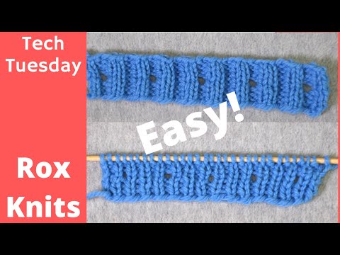 Easy Yarnover Buttonholes 2 ways // Technique Tuesday