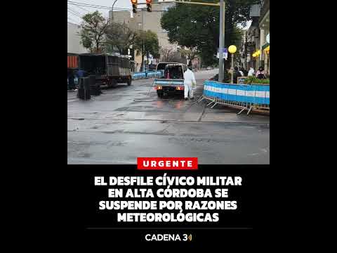 DESFILE POR SAN MARTÍN EN CÓRDOBA, SUSPENDIDO 🔴
