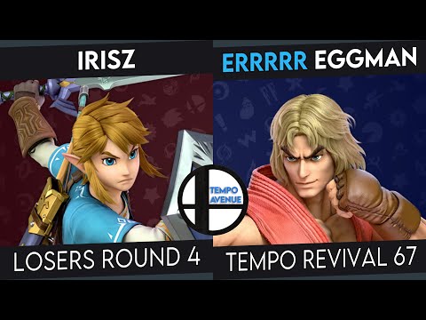 Tempo Revival 67 - IrisZ (Link) Vs. Eggman (Ken, Sephiroth) - Losers Top 8 - Smash Ultimate
