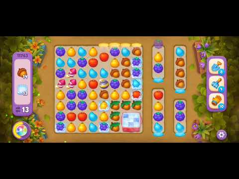 How to pass the very difficult level of 11763 in gardenscape. #gardenscapes