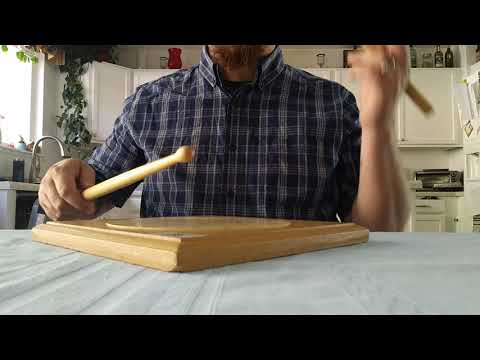 Slow to fast paradiddles