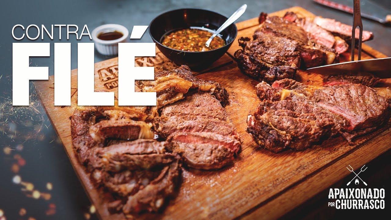 Preparando um Tradicional Contra Filé - Apaixonado Por Churrasco