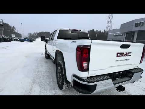2026 GMC Sierra 2500HD Crew Cab Standard Box 4-Wheel Drive SLE in White for sale at Boyer Chevrolet Buick GMC Bancroft in Bancroft, ON