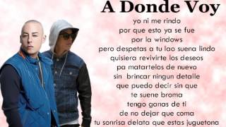 Cosculluela ft Daddy Yankee A Donde Voy Official Audio Video Lyric