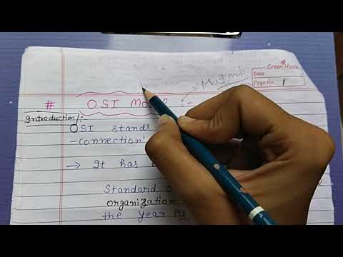 #Ost model #computer #msc #mdu #kuk #mostimportant #part1