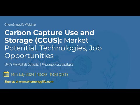 Carbon Capture Use and Storage (CCUS): Market Potential, Technologies, Job Opportunities | Webinar