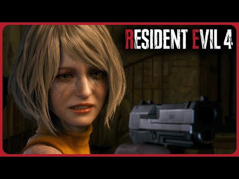 Ashley almost shoots Leon - Resident Evil 4 Remake