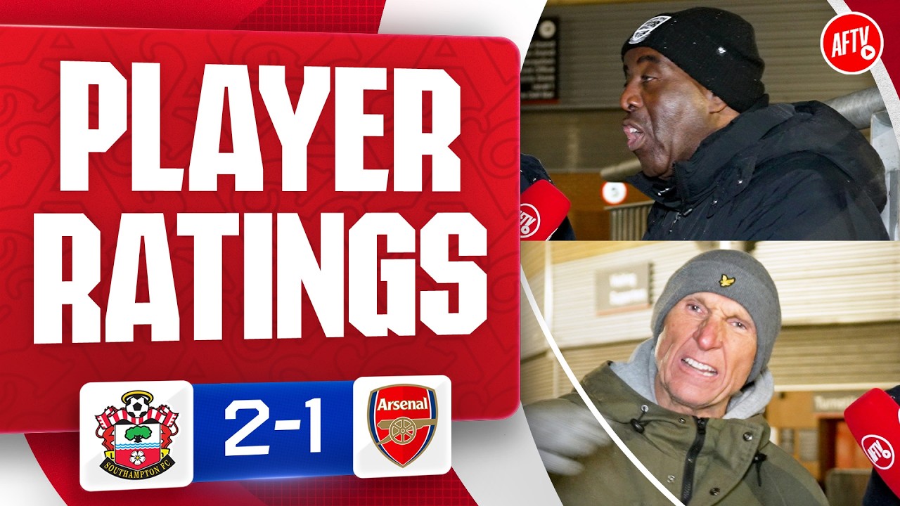 RATINGS MELTDOWN! Robbie & Lee HEATED – Dowman IMPRESSES! | Southampton 2-1 Arsenal