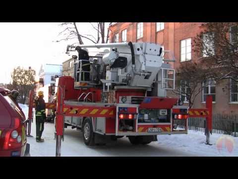 Misstänkt lägenhetsbrand på Frodegatan i Uppsala