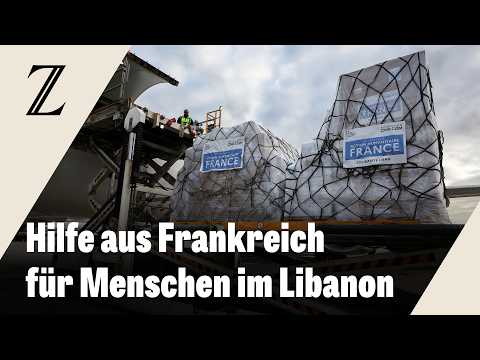 Video Thumbnail: Frankreich schickt 60 Tonnen an Hilfsgütern in den Libanon