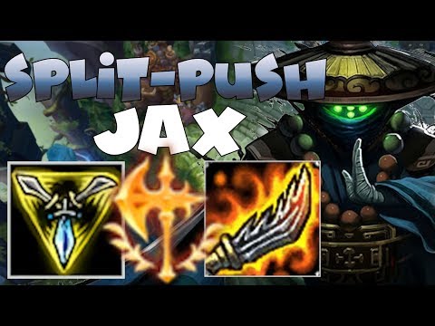 CAN ANYONE OUT SPLIT-PUSH JAX!!! DESTROY TRYNDAMERE IN LANE WITH NEW CONQUEROR RUNE!!