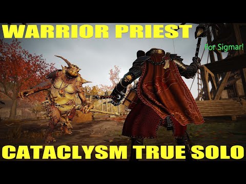 Warrior Priest - Cataclysm True Solo - Dual Hammers/Flail Shield - Against the Grain - Vermintide 2
