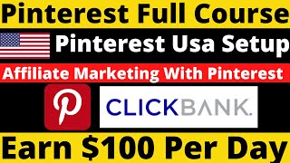 How to Promote Clickbank product on Pinterest | Pinterest Affiliate marketing  | Clickbank 2022