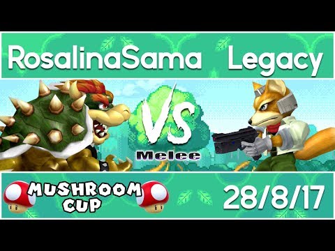 Mushroom Cup: Melee Amateur Bracket: RosalinaSama (Sheik, Bowser) vs Legacy (Fox)
