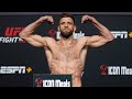 UFC Vegas 46: Kattar vs Chikadze Weigh-In