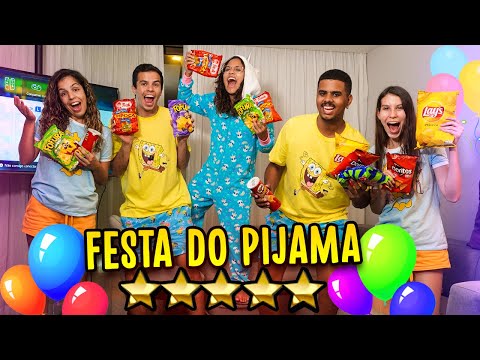 FIZEMOS UMA MEGA FESTA DO PIJAMA NO HOTEL 5 ESTRELAS! - ESPECIAL FÉRIAS!