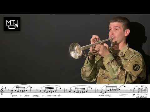 Theo Charlier - Etude No. 6, trumpet excerpt, Kevin Paul