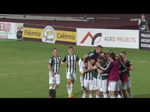 Skrót meczu Olimpia Grudziądz - Sandecja Nowy Sącz (2:0)