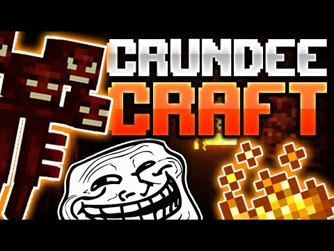 Minecraft: PURPLE DEVIL FIRE-BALLS | CRUNDEE CRAFT