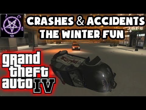 Crashes & Accidents 3.0 - The Winter Fun in Grand Theft Auto 4 (GTA IV / 4)