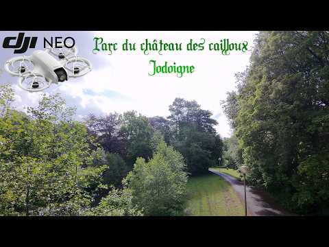 DJI Neo, mai 2026, parc du Château des Cailloux, Jodoigne