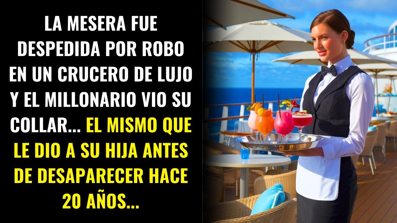 MILLONARIO QUEDÓ PARALIZADO AL VER EL COLLAR DE LA MESERA DESPEDIDA POR ROBO... ERA EL MISMO DE...