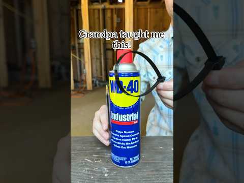 Never loos the WD40 straw again! #WD40 #hometips #tools