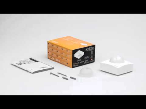 Video Senzor de miscare profesional, detectie cu infrarosu, pentru cladiri publice,360grade