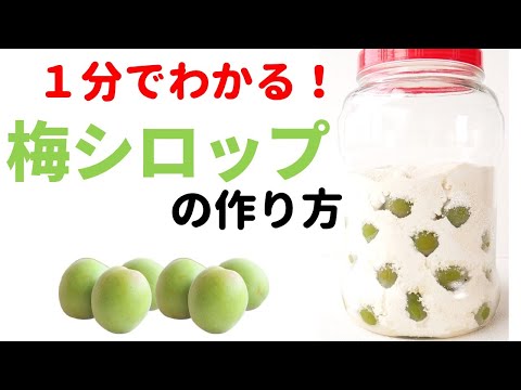 【簡単！】冷凍梅で作る梅シロップ（てんさい糖）How to ｍake ume syrup(beet sugar) Frozen ver.