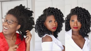 HOW TO : PERM ROD SET ON TANGLED, DRY TYPE 4 HAIR