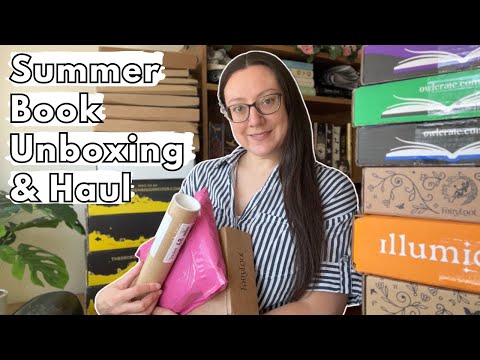 Summer Book Unboxing and Haul