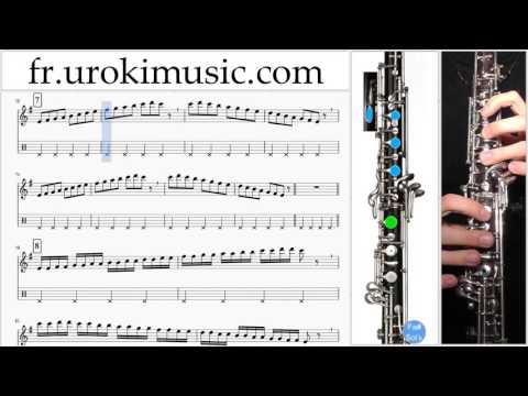 Cours de Hautbois Pulcino Pio El Pollito Pio Partie#1 Partitions Mélodie Сhansons Tuto Comment