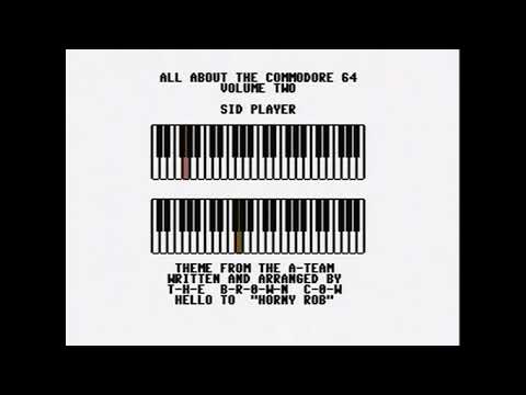 "The A-Team" Theme - Commodore 64 (C64) Sid Player – REAL SID CHIP