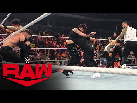 The Bloodline, The Judgment Day, KO, Zayn, Riddle, and LWO brawl!: Raw highlights, April 17, 2023