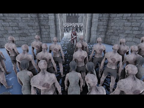 1 MAN DEFENDING 1 CASTLE (100.000 ZOMBIES) - ULTIMATE EPIC BATTLE SIMULATOR 2 - UEBS