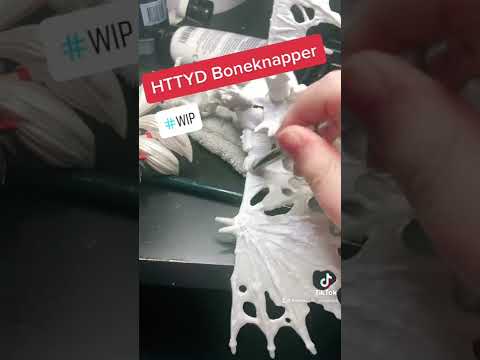 How To Train Your Dragon Boneknapper #wip #httyd #boneknapper #paint #toy #howtotrainyourdragon #art