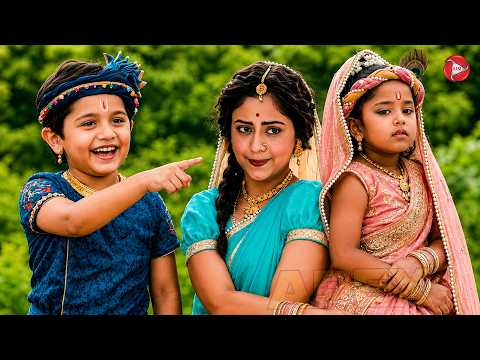 मैया ने पहनाए कान्हा को लड़की के वस्त्र देख बलराम ने उड़ाया मजाक || Yashomati Maiya Ke Nandlala