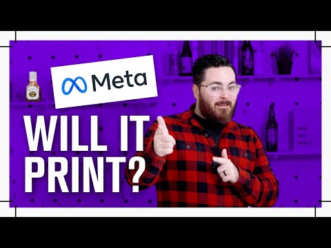 Facebook META logo - Does it work for print? A graphic design look at a brand in print.
