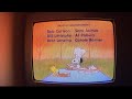 Closing To A Charlie Brown Thanksgiving 1996 VHS 2000 2001 Reprints