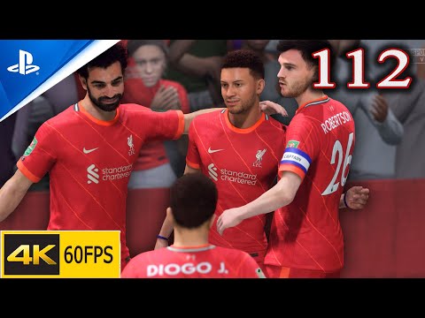 Part 112: Carabao Cup Fourth-Round | FIFA 22 | Player Career | Gameplay Walkthrough | PS5 4K