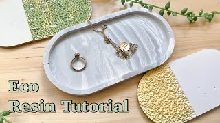 Trying Eco Resin for the First Time: Resin Art Tutorial