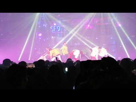 SF9 1st Concert DREAMER Medley Just On My Way & 4 Step fullstage view fancam