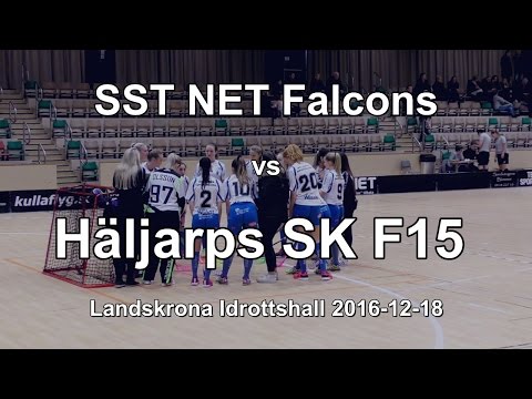 Häljarps SK F15 mötte SST NET Falcons på bortaplan 2016-12-18
