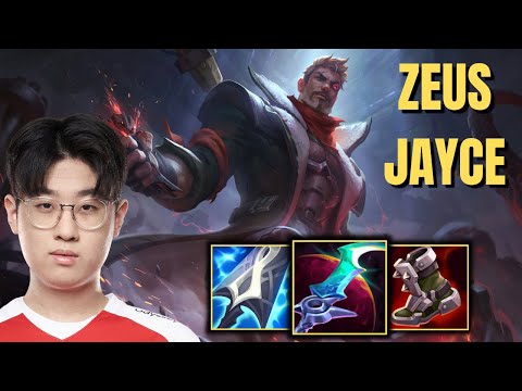 T1 ZEUS PLAYS JAYCE VS CAMILLE TOP - PATCH 11.15