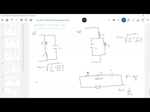 Series & parallel resonance ckts