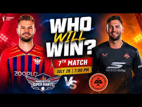 Manchester Super Giants vs Birmingham Phoenix 7th Match Prediction